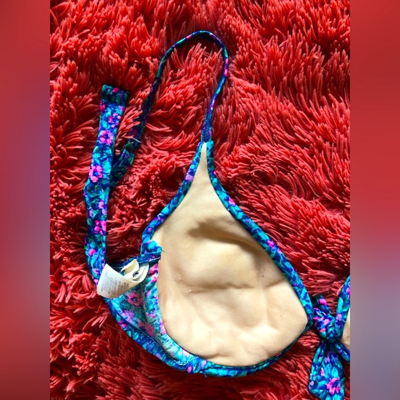 Vintage Citrus Floral Bikini Top - Picture 5 of 10